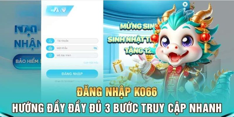 Quy trình đăng nhập Ko66 chi tiết, an toàn